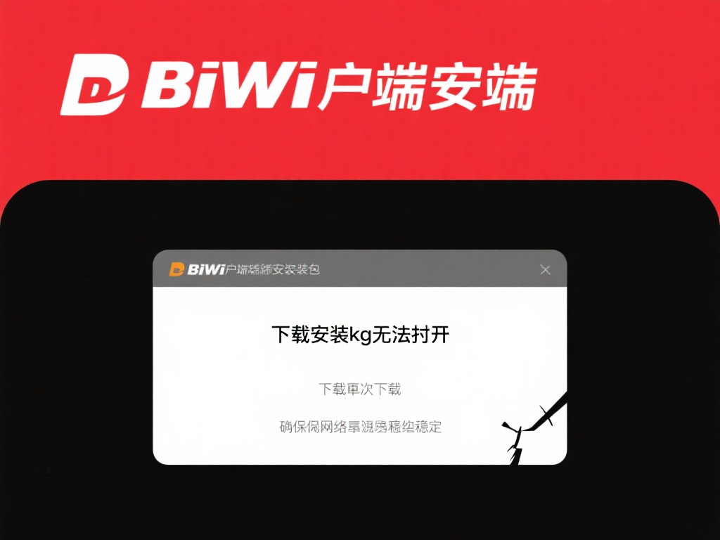 安装包无法打开：下载必威客户端安装包后，有时候会遇