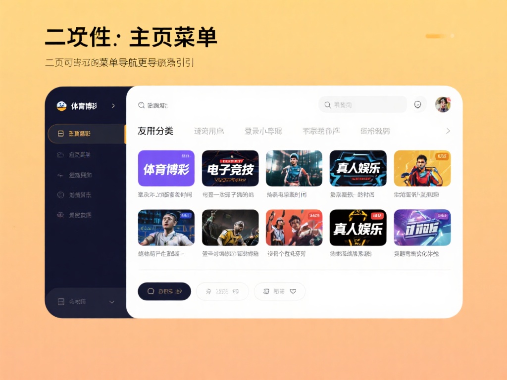 此外，主菜单的导航也值得关注。在界面左侧或顶部分类