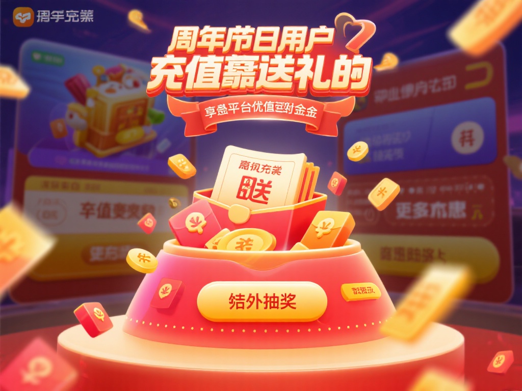 充值送好礼活动：周年庆期间，用户在平台充值达到指定
