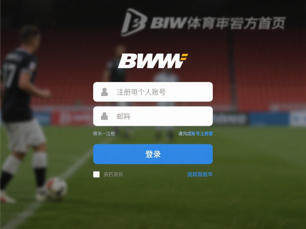登录个人账号
进入必威体育官方网站后，使用注册时