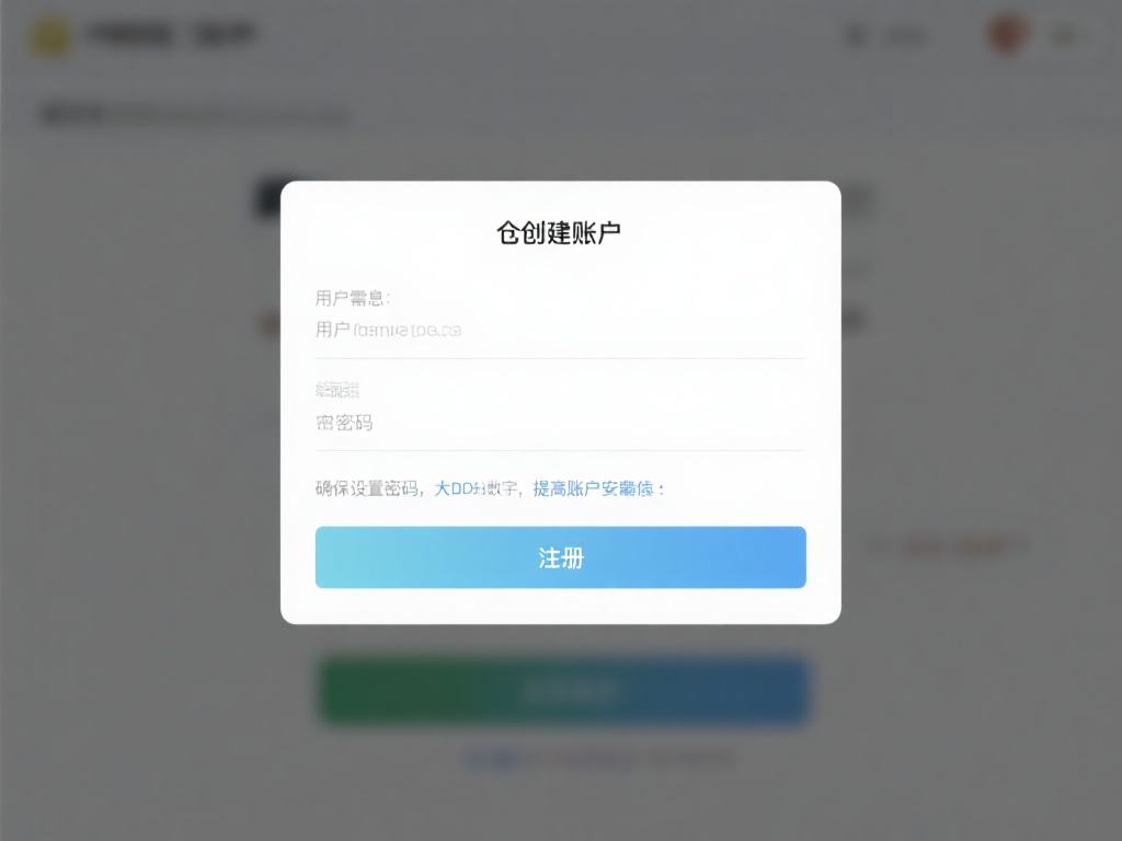 创建账户：点击页面上的“注册”选项，填写所需信息，